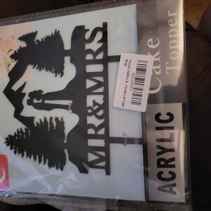 Black Acrylic MR & MRS Wall Decor